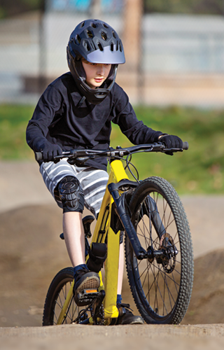 Pump track at Woodhouse Farm Holiday Park